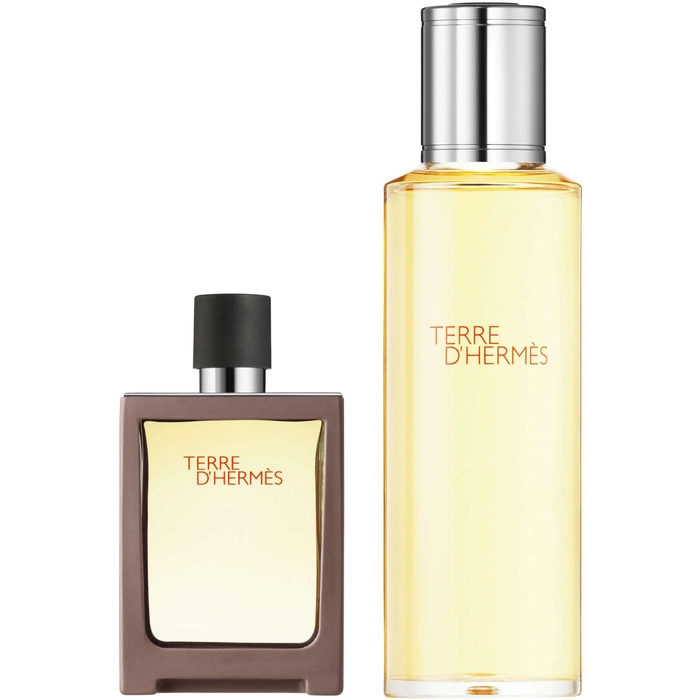 Hermes Terre d'Hermès Cofanetto Regalo 30ml EDT Ricaricabile + Ricarica 125ml EDT