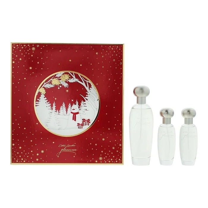Estée Lauder Pleasures Gaveæske 100ml EDP + 30ml EDP + 30ml EDP