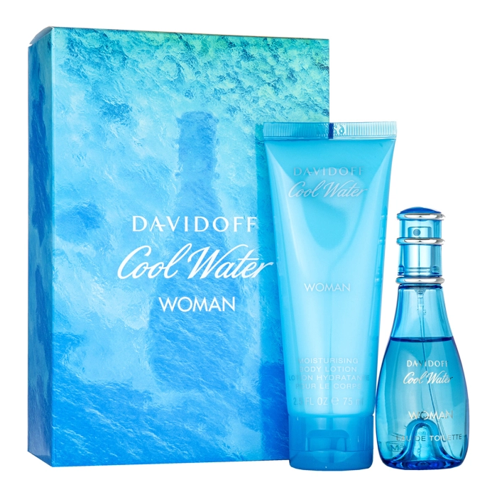 Coffret Cadeau Davidoff Cool Water 30ml EDT + 75ml Lait Corps