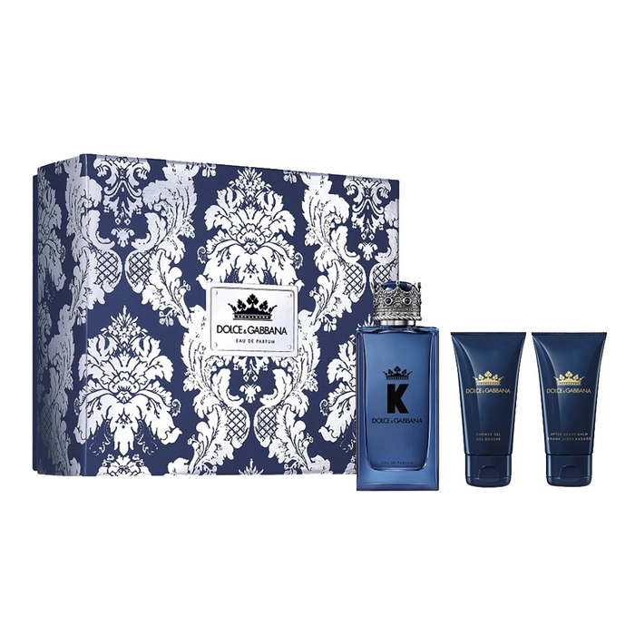 Dolce & Gabbana Coffret Cadeau 100ml EDP + 50ml Baume Après-Rasage + 50ml Gel Douche