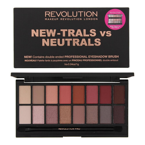 Paleta de Sombras de Ojos Makeup Revolution New-Trals vs Neutrals 16g