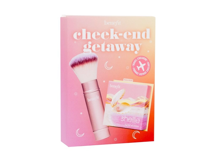 Benefit Shellie Blush Cheek-End Getaway Set 6g Shellie Blush + Multitasking Brush