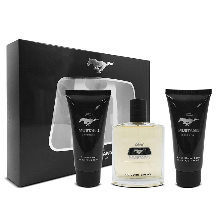 Coffret Cadeau Mustang 100ml EDT + 100ml Baume Après-Rasage + 100ml Gel Douche