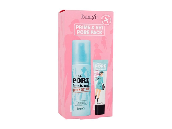 Benefit The Porefessional Primer Set 120ml Brume fixatrice + 22ml Base matifiante