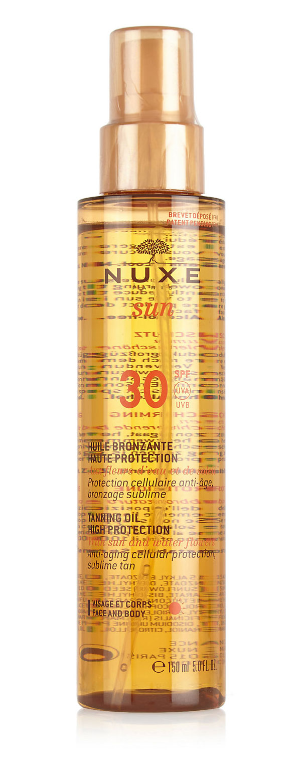 Nuxe Sun Tanning Oil High Protection SPF30 150ml