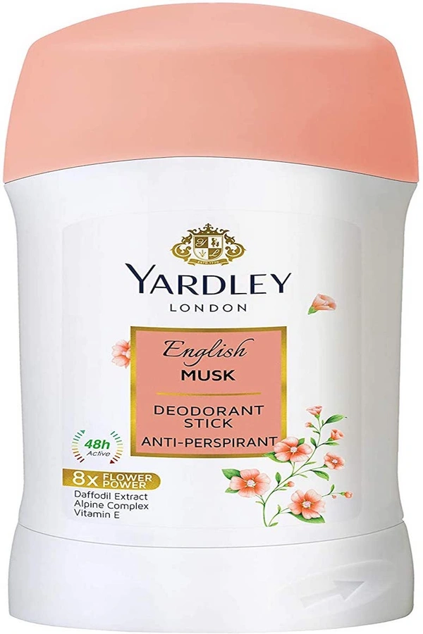 Yardley English Musk Deodorant Stick 50ml