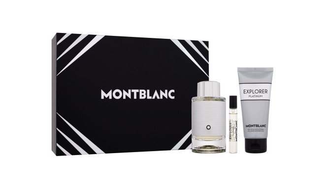 Set Montblanc Explorer Platinum 100ml EDP + 100ml Gel de Ducha + 7,5ml EDP