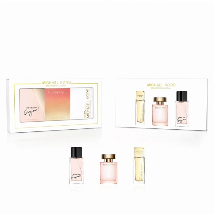 Michael Kors Miniaturer Gaveæske 5ml Gorgeous EDP + 5ml Sexy Amber EDP + 4ml Wonderlust EDP
