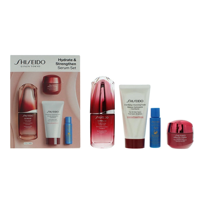 Shiseido Ultimune Hydrates & Strengthens Serum Gift Set 4 Pieces