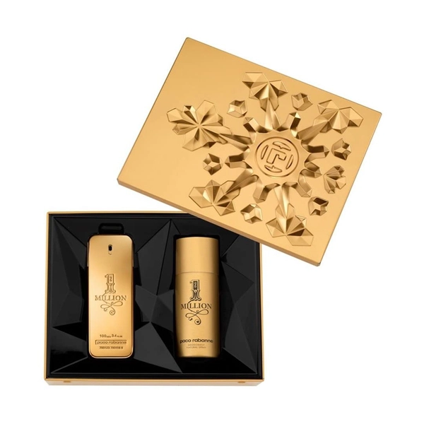 Paco Rabanne 1 Million Gift Set - 100ml EDT + 150ml Deo Spray