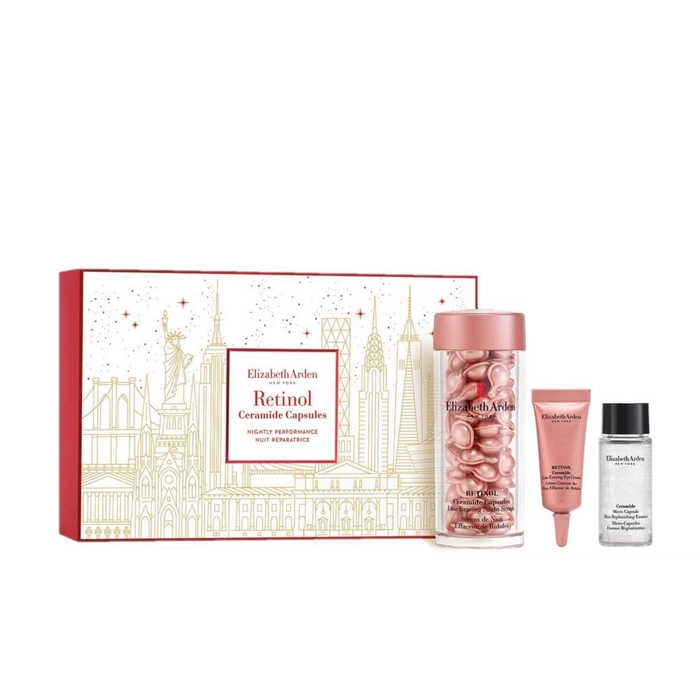 Elizabeth Arden Ceramide Gaveæske 60 Kapsler Retinol Ceramide Serum + 10ml Ceramide Mikro Kapsler Essence + 5ml Retinol Ceramide Øjencreme