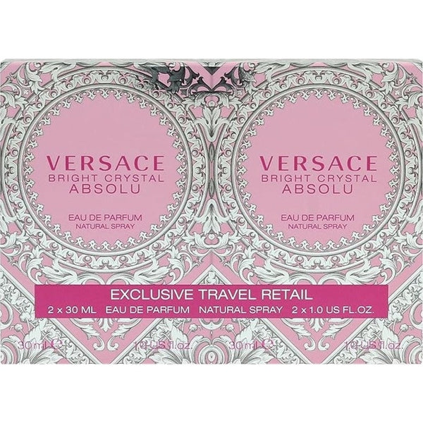 Set de regalo Versace 30ml Bright Crystal EDT + 30ml Bright Crystal Absolu EDP