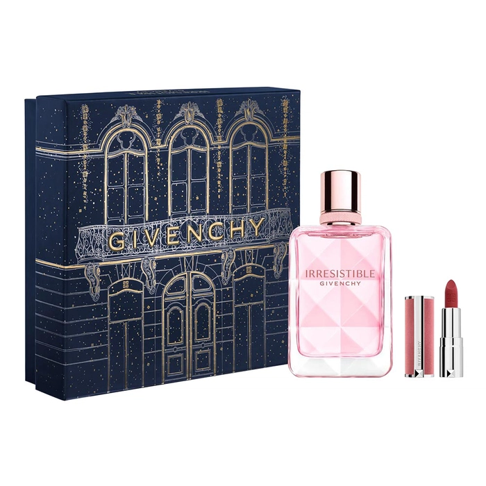 Givenchy Irresistible Very Floral Gift Set 50ml EDP + Mini Le Rouge Sheer Velvet Lipstick
