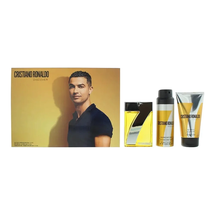 Set Regalo Cristiano Ronaldo CR7 100ml EDT + 150ml Gel de Ducha + 150ml Spray Corporal