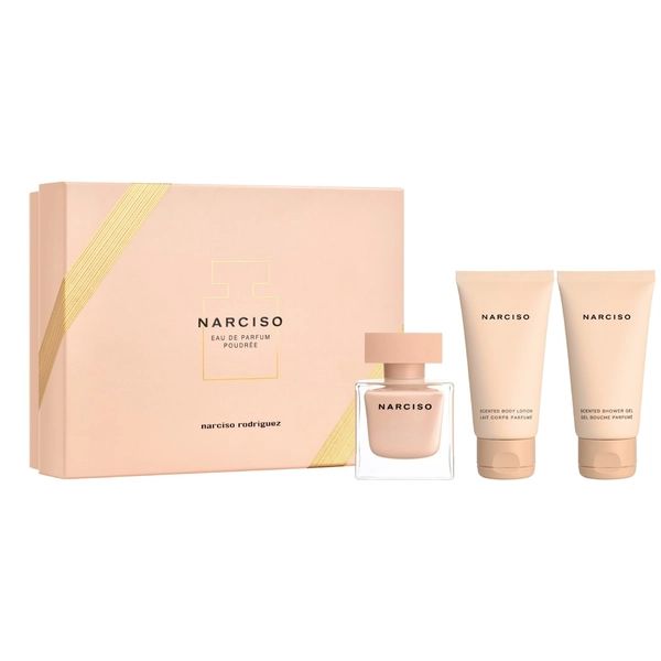 Narciso Rodriguez Narciso Poudrée Gift Set 50ml EDP + 50ml Shower Gel + 50ml Body Lotion