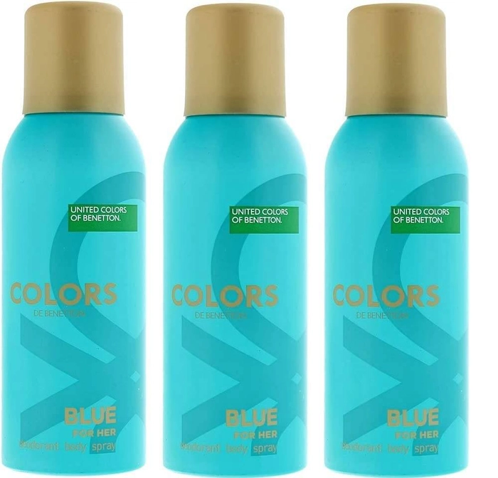 Benetton Colors de Benetton Blå Deodorant Spray 150ml