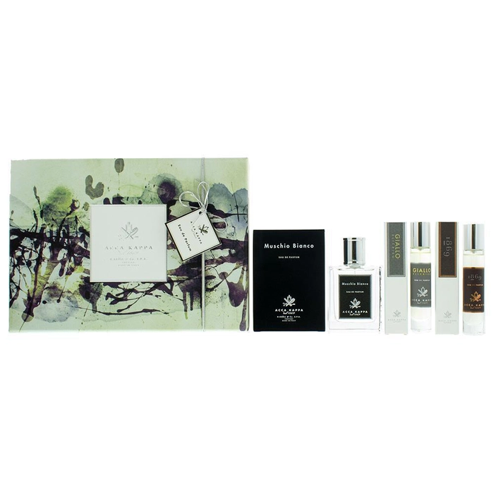 Acca Kappa Gift Set 50ml White Moss EDP + 15ml Giallo Elicriso EDP + 15ml 1869 EDP