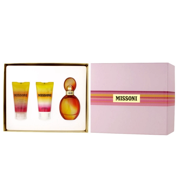 Coffret Cadeau Missoni (2015) 50ml EDT + 50ml Lait Corps + 50ml Gel Douche