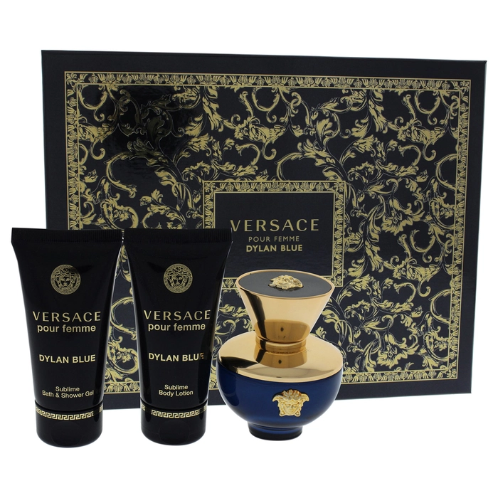 Versace Pour Femme Dylan Blue Gaveæske 50ml EDP + 50ml Bodylotion + 50ml Brusegel