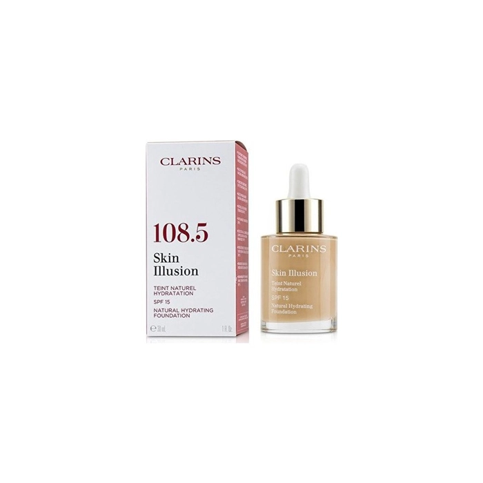 Clarins Skin Illusion Natural Hydrating Foundation SPF15 30ml - 108.5 Cashew