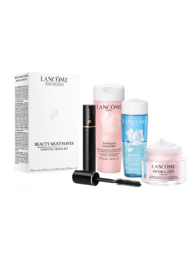 Lancôme Beauty Must-Haves Gift Set 50ml Tonique Confort + 30ml Bi-Facil Eye Make-up Remover + 15ml Hydra Zen Cream SPF15 + 2ml Hypnose Mascara - Black